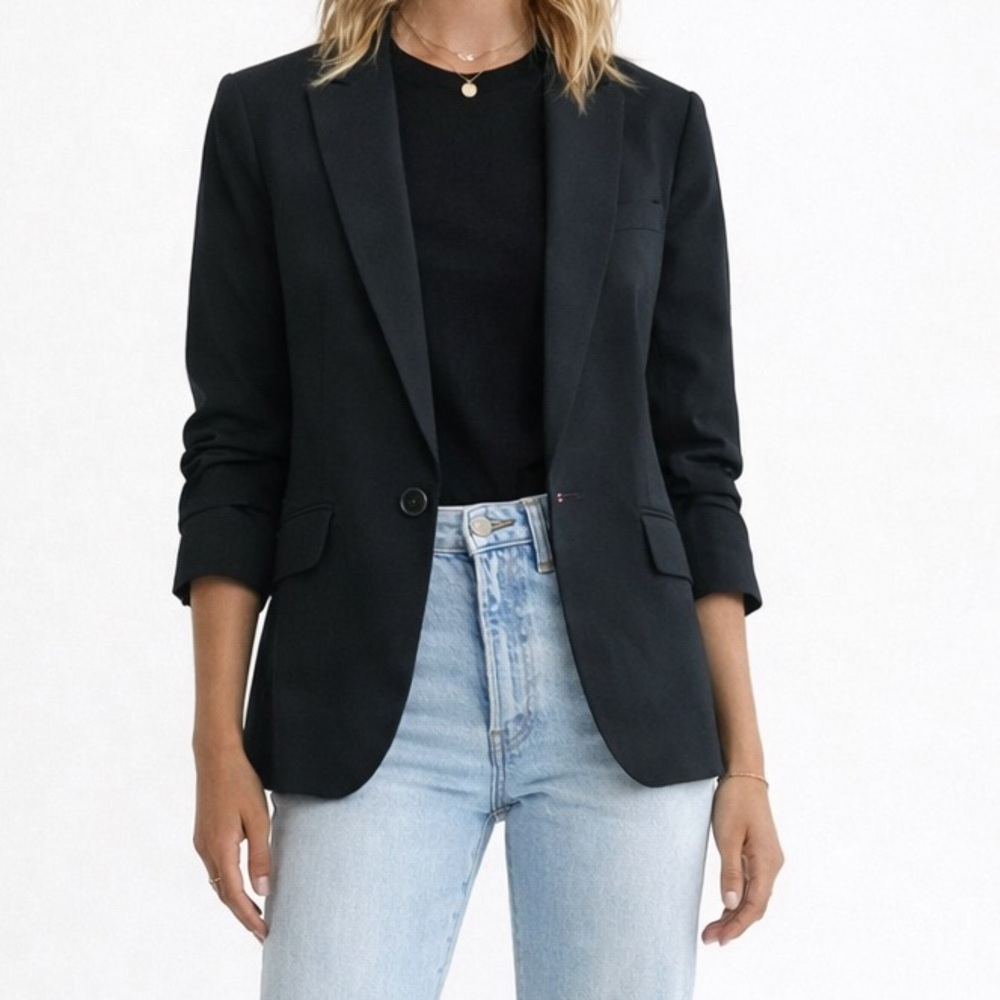 Ted Baker London Black Single Breasted Blazer 2